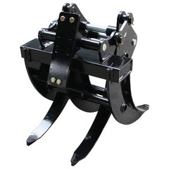 Heavy Duty Mini Excavator Wood Grapple Attachment Fits 0.8-1.5 Ton Mini Digger