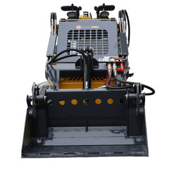 Mini Skid Steer Loader 24HP 3-Pumps Engine Tracked w/ Grapple Attachments Stock