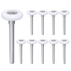 10pcs 1.8″ Nylon Garage Door Rollers for 2″ Garage Track 4.25″ Stem