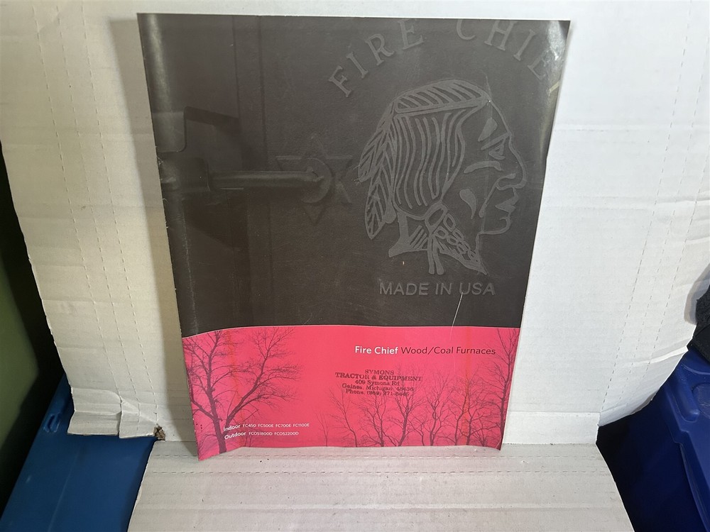 FIRE CHIEF WOOD / COAL FURNACES INDOOR / OUTDOOR BROCHURE