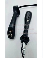 Excavator modified 4 button wood grabbing electronic control joystick handle