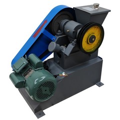 Electric Jaw Crusher Enlarged Inlet Slag Stone Coom Crushing Machine 220V 2.2KW