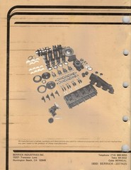 BERRICK INDUSTRIES PARTS CATALOG 1986; Replacement Parts; All Detroit Diesel Eng