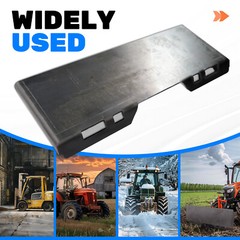 1/2″ thick Skid Steer Mount Plate Adapter Loader Quick Tach Attachment