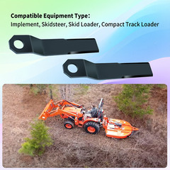 2XFits For Mower Rotary Grass Cutter Steel Blades Mower King Skidsteer Brush Hog