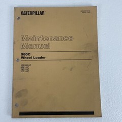 1989 Caterpillar 980C WHEEL LOADER Maintenance Manual 13B300-63X1-2XD1-2FD1-UP