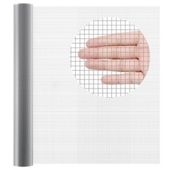 Hardware Cloth, 1/4 inch 48in x 50 ft 23 Gauge, Hot Dipped Galvanized Wire Mesh