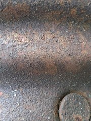 Vintage 1952 Firestone Steel Spoke Wheel Rim Farm Implement Tractor Part