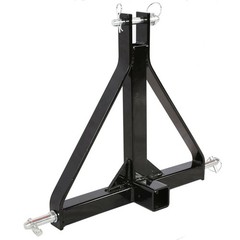 Sturdy 3 Point 2″ Receiver Trailer Hitch Category 1 Tractor Tow Drawbar Adapter