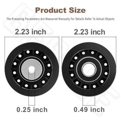 BERPSE 587973001(2) 587969201(1) 580364609(1) Belt Repair 22 inches, Black