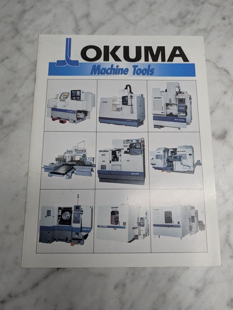 OKUMA MACHINE TOOLS MACHINING CENTER SALES INFORMATION CATALOG BROCHURE