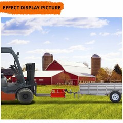 2” Forklift Trailer Hitch Receiver Tow Hitch Attachments for Dual Pallet Fork