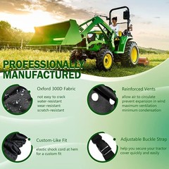 LP95637 Tractor Cover For John Deere Compact Utility Tractors 2320, 2520, 2720