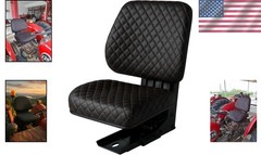 Universal Fit Tractor & Forklift Seat Cover – Comfortable Quilted Leather Design