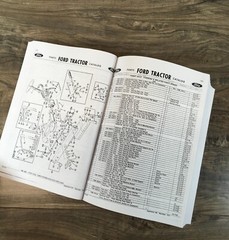 Ford 2000 3000 4000 5000 7000 Series Tractor Parts Manual Catalog