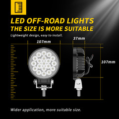 Spot LED work Lamp Assembly Fit CAT Skid loader 289D3 277D 289D 226D 262D3 239D