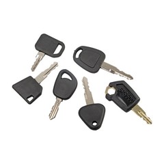 41 Heavy Equipment Keys for Case Cat Komatsu JCB Kubota Bobcat Volvo Doosan JLG