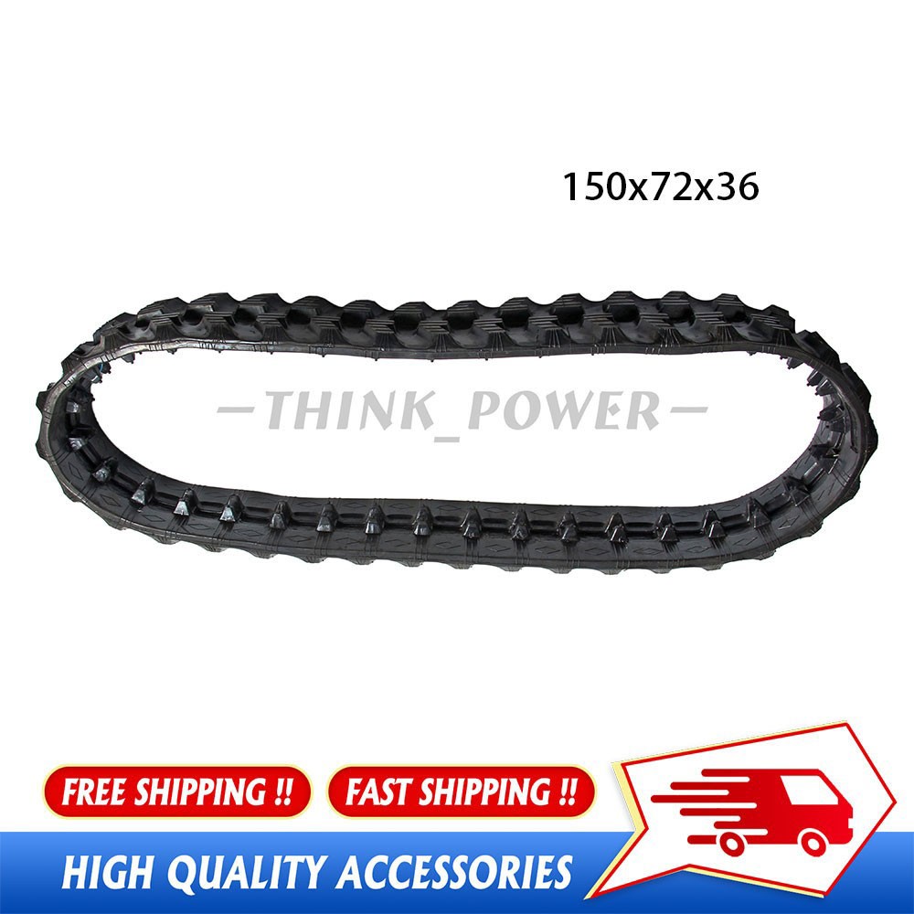 New Heavy Duty Rubber Track 150x72x36 for YSRT14 Mini Skid Steer Attachment US
