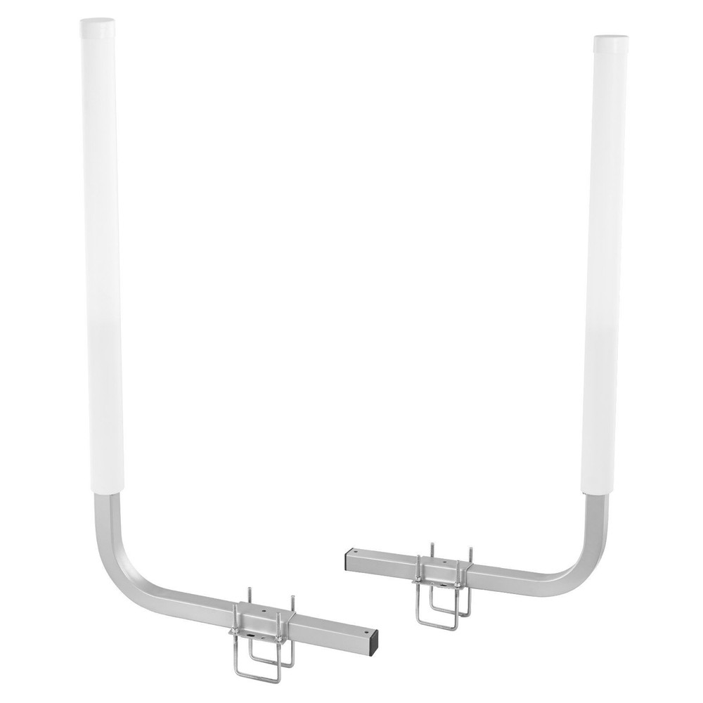 2PCS Adjustable Boat Trailer Guide Poles Rustproof Galvanized Steel with PVC