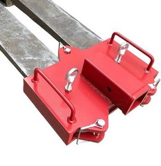 2″ Trailer Hitch Receiver Dual Pallet Fork Forklift Towing Adapter Attachment