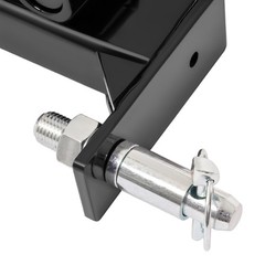 3 Point Hay Bale Spear Trailer Hitch Receiver For Cat 1 Tractor W/Gooseneck Ball