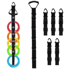 1 Pack Extension Cord 100cm (main strap), 45cm (attachment straps), Black
