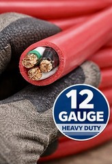 12/3 Heavy Duty Extension Cord 25ft Contractor Grade Indoor Outdoor Power Cable