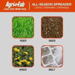 Agri-Fab 45-0530-131, 85 lb. Tow Broadcast Spreader,Black/Orange
