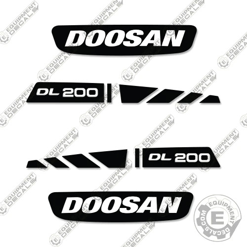 Fits Doosan DL200-3 Decal Kit Wheel Loader – 7 YEAR OUTDOOR 3M VINYL!