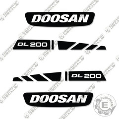 Fits Doosan DL200-3 Decal Kit Wheel Loader – 7 YEAR OUTDOOR 3M VINYL!