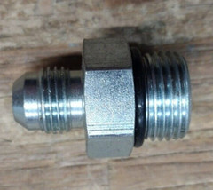 6400-06-04 Hydraulic Fitting 3/8″ Male O Ring to 1/4″ Male Lot of 13