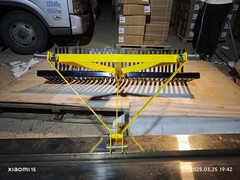 60″ 3 Point Landscape Rock Rake For Category 1 Tractor Rotate 360°