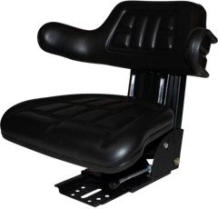 Black Tractor Suspension Seat Fits Massey Ferguson 230 231 234 234H/S 260 282
