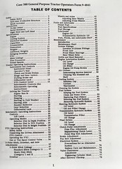 Case 380CK General Purpose Tractor Operators Manual Owners Book Maintenance