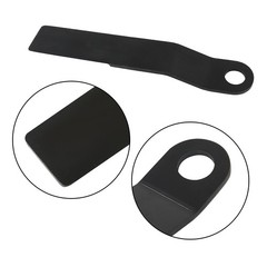 2pcs Heavy Duty Steel Mower AR400 For King Skidsteer Brush Hog Cutter Blades