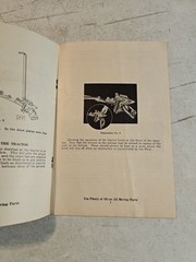 Original 1941 Massey Harris 27 Gang Plow Setting Up Instructions Manual