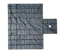 Super Light 14 Oz Lumber Tarp 16×18 (4′ Drop with 4′ x 8′ Flap) – Black