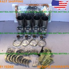 S4S ENGINE REBUILD KIT FITS DIESEL TCM KOMATSU CAT FORKLIFT E18B TRUCK ENGINE
