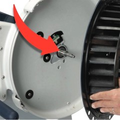Flywheel Axle – Replacement for Concept 2 Rower RowErg Model C D E Part # 1165