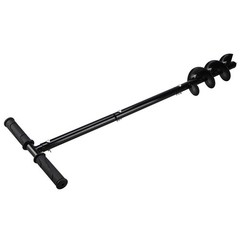 Hand Auger Post Hole Digger 4″ x 33″ Garden Hole Digger Tool Manual Earth Aug…