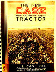 J.I. Case Model CC Tractor Sales Manual New Models Tractors & Equipment