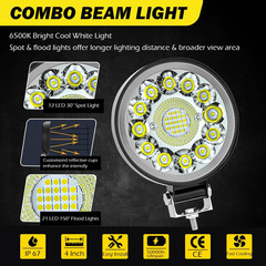 LED Tractor Work Light fit John Deere/Case/New holland Equipment Flood Lamp pods
