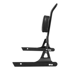 Black Detachable Passenger Backrest Sissy Bar for Dyna Street Bob 2006-2017