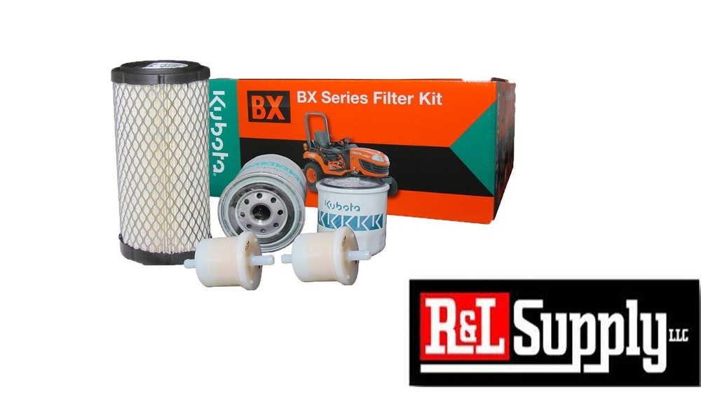 KUBOTA OEM BX FILTER MAINTENANCE KIT BX24 BX25 BX2230 BX2350 BX2360 BX2370