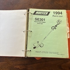 Vintage Hoffco dealer service binder manual. Many models included!