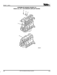 Service Parts Manual Fits Yale Forklift GLP050LX(A974)