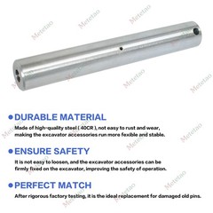 New Excavator Universal Bucket Pin 50mm X 345mm one pin