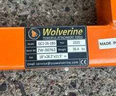 Wolverine QC2-26-18G Quick Coupler Adapter Hitch for tractors