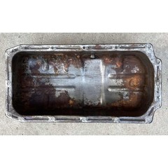 Yanmar 4TNV98 oil pan 129916-01710 Gehl CTL65 Used (539)