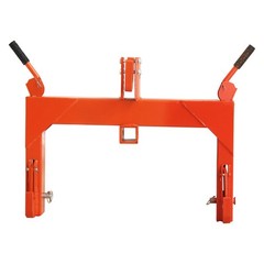 3000LBS Steel 3 Point Quick Hitch W/ 2″ Receiver Hitch For Cat 1 & 2 Tractors